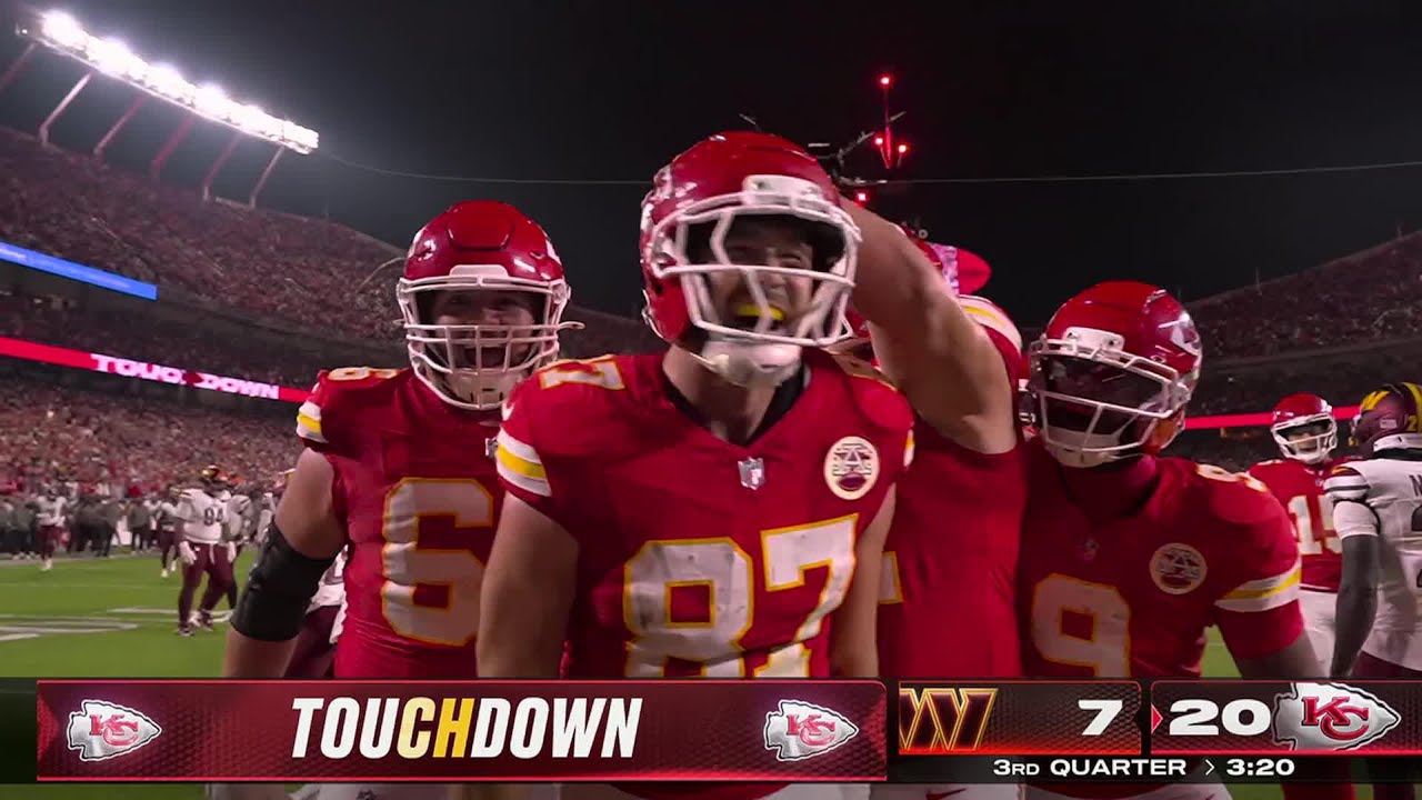 Mahomes lasers Kelce on a TD for KC