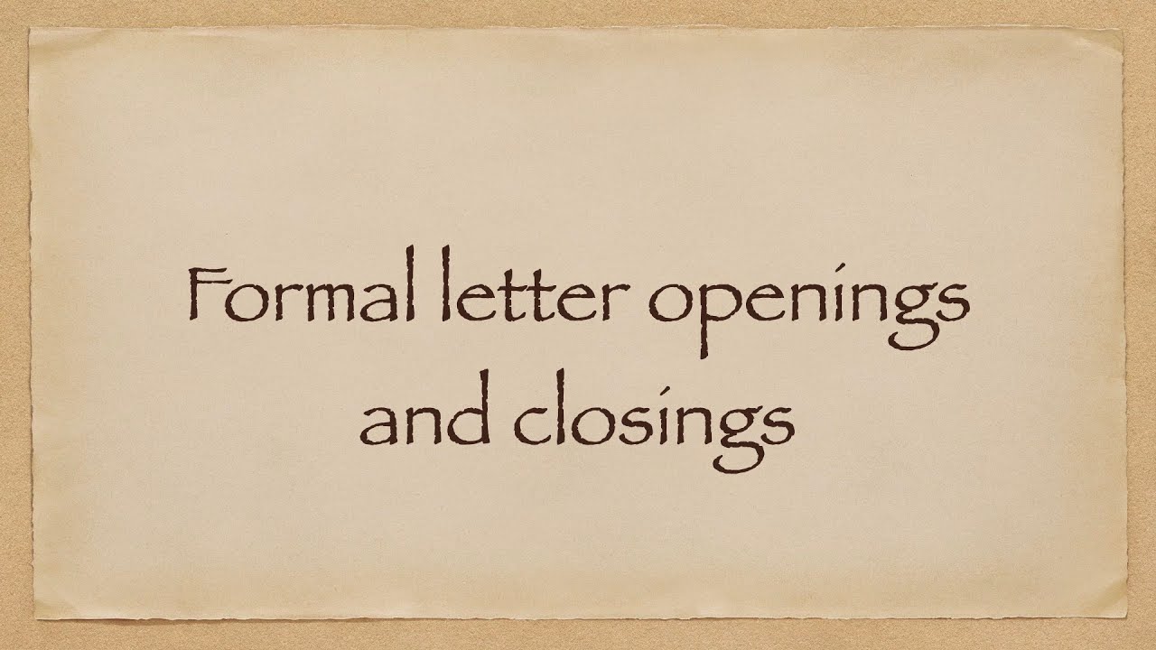 【DSE Paper II&III】Formal letter首尾段大解構！🎉只需記得呢兩個單詞，輕鬆掌握格式😎