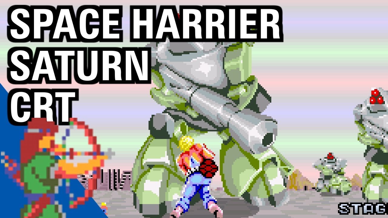Space Harrier do Saturn no SuperConsole - Eric Fraga