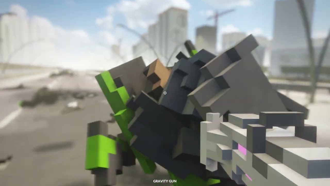 Relaxing World Destruction (Just Road) | Teardown | 4K