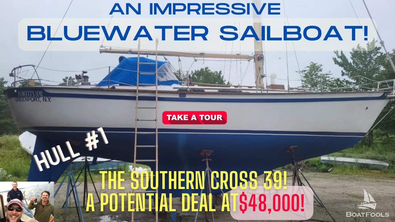 An Impressive Bluewater Sailboat For Sale! The Southern Cross 39 - A HUGE price DROP to $29,000!