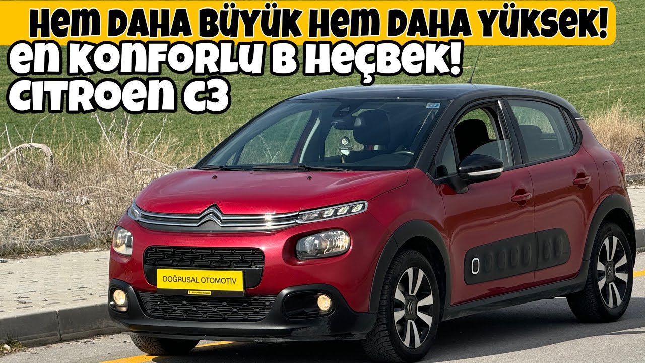 Hem Uygun Fiyatlı Hem Konforlu! | Citroen C3 1.2 Puretech Tam Otomatik | Otomobil Günlüklerim