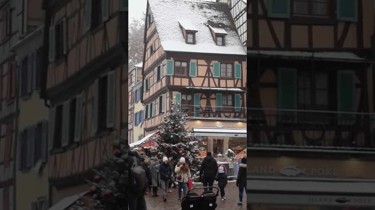 Discover Colmar's Enchanting Christmas Market | 4K Walking Tour in France