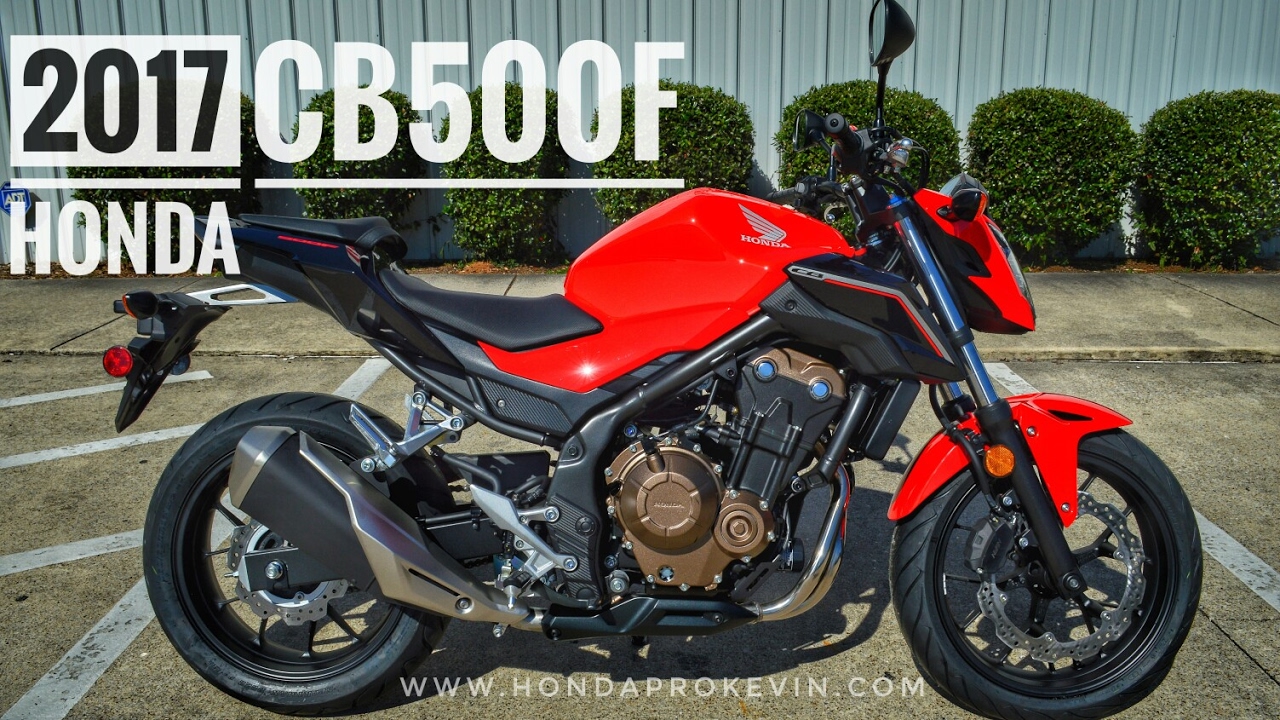 2017 Honda CB500F Review of Specs | Naked Sport Bike / Motorcycle Walk-Around Video (500cc) | Red
