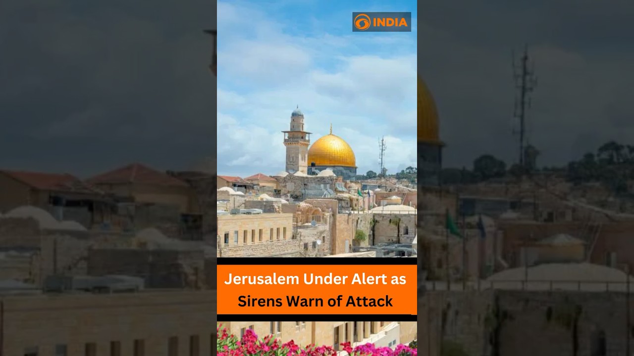 Jerusalem Under Alert as Sirens Warn of Attack