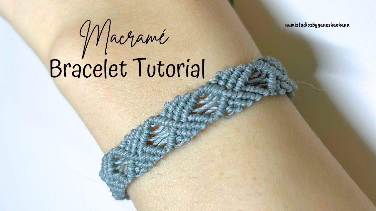 Basic Macrame Bracelet Tutorial