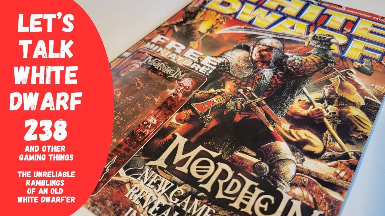 A retrospective look back at White Dwarf 238 (Oct 1999). MORDHEIM IS HERE!!!