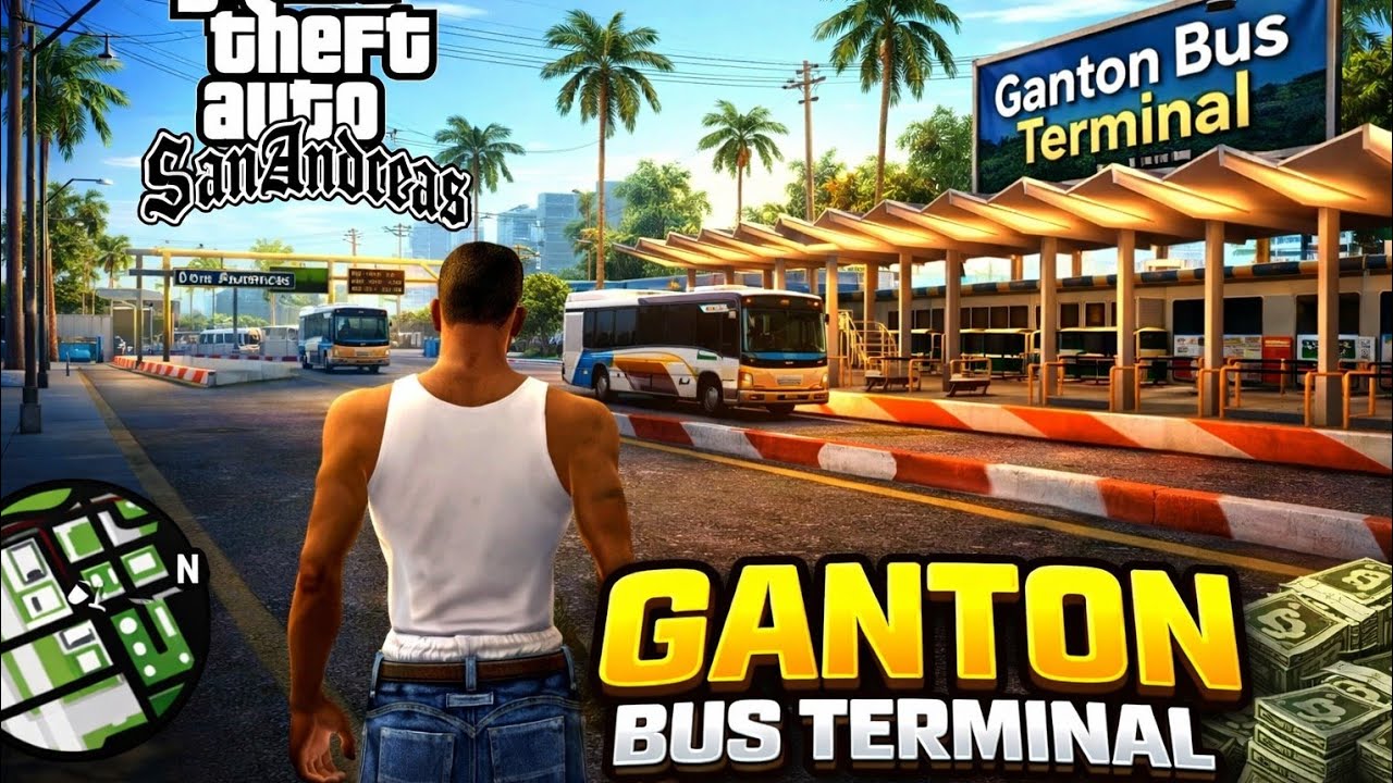 GTA SA Android | Small Terminal Mapping in Ganton 🔥 | Easy Copy Paste Install