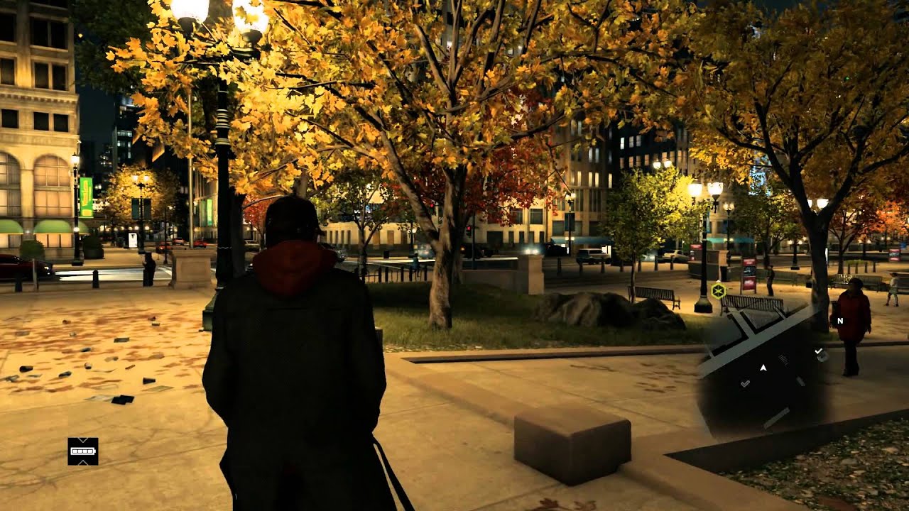 Watch Dogs PC Ultra Settings Gameplay - Enjoying An Evening Stroll
