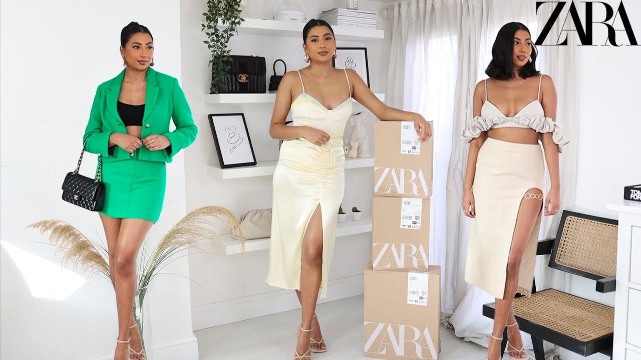 HUGE ZARA 2021 HAUL | *NEW IN* SPRING/SUMMER COLLECTION | NOORIE ANA