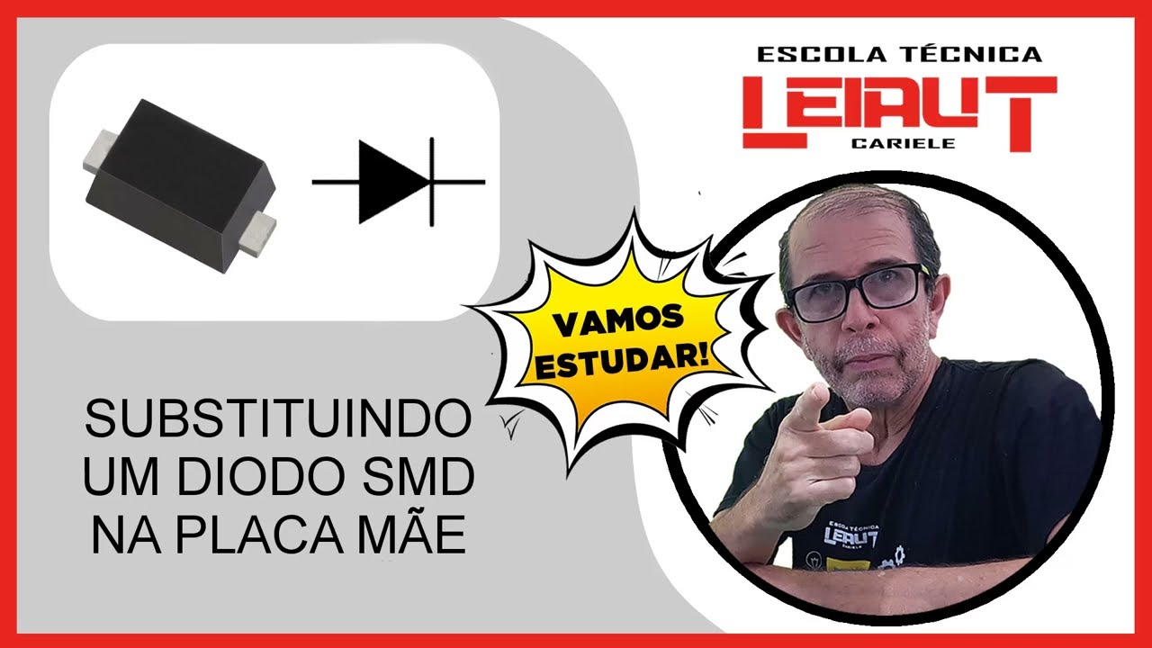SUBSTITUINDO UM DIODO SMD NA PLACA MÃE