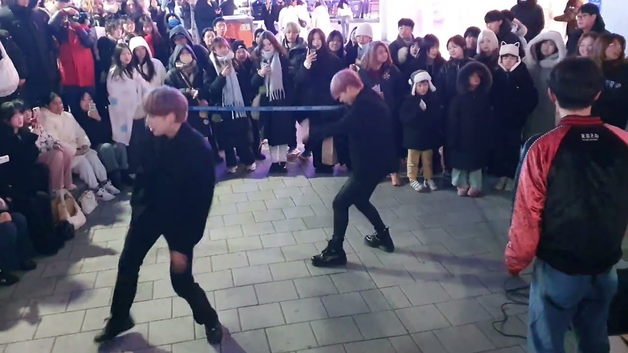 [STREET ARTIST] ONE OF. INTERACTIVE HONGDAE BUSKING. 240107.