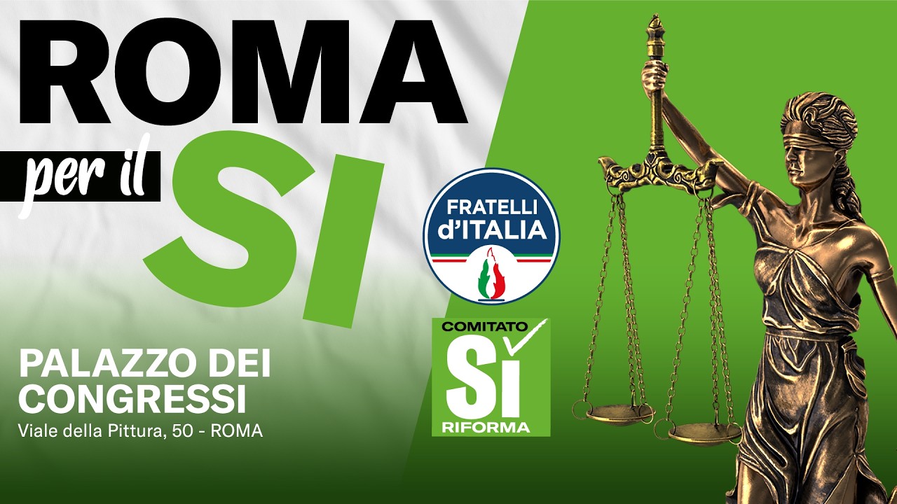 Adesso live dal Palazzo dei Congressi: Roma per il SÌ