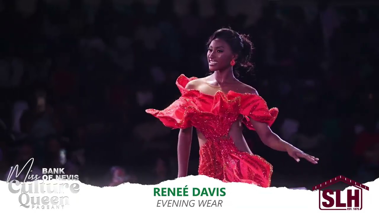 C51 Bank of Nevis Miss Culture Queen | Reneé Davis – S. L. Horsford’s | Evening Wear