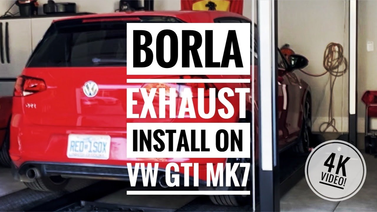 Borla Exhaust Install [on VW GTI MK7]