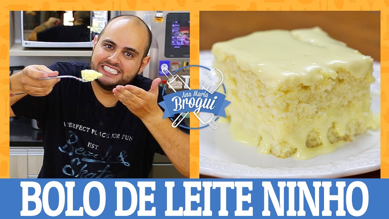 COMO FAZER UM BOLO DE LEITE NINHO SUPER RECHEADO | #AnaMariaBrogui