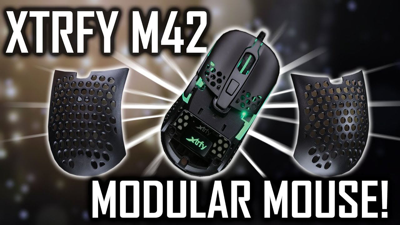 Xtrfy M42 Review - Is This The Future Gaming Mice!? MODULAR DESIGN!