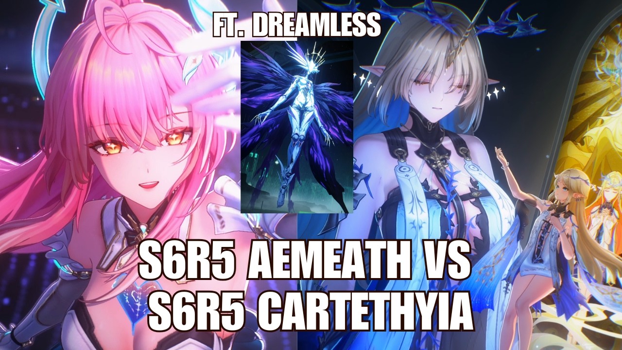 Upgraded and full built S6R5 Aemeath vs S6R5 Cartethyia showcase ft. Dreamless