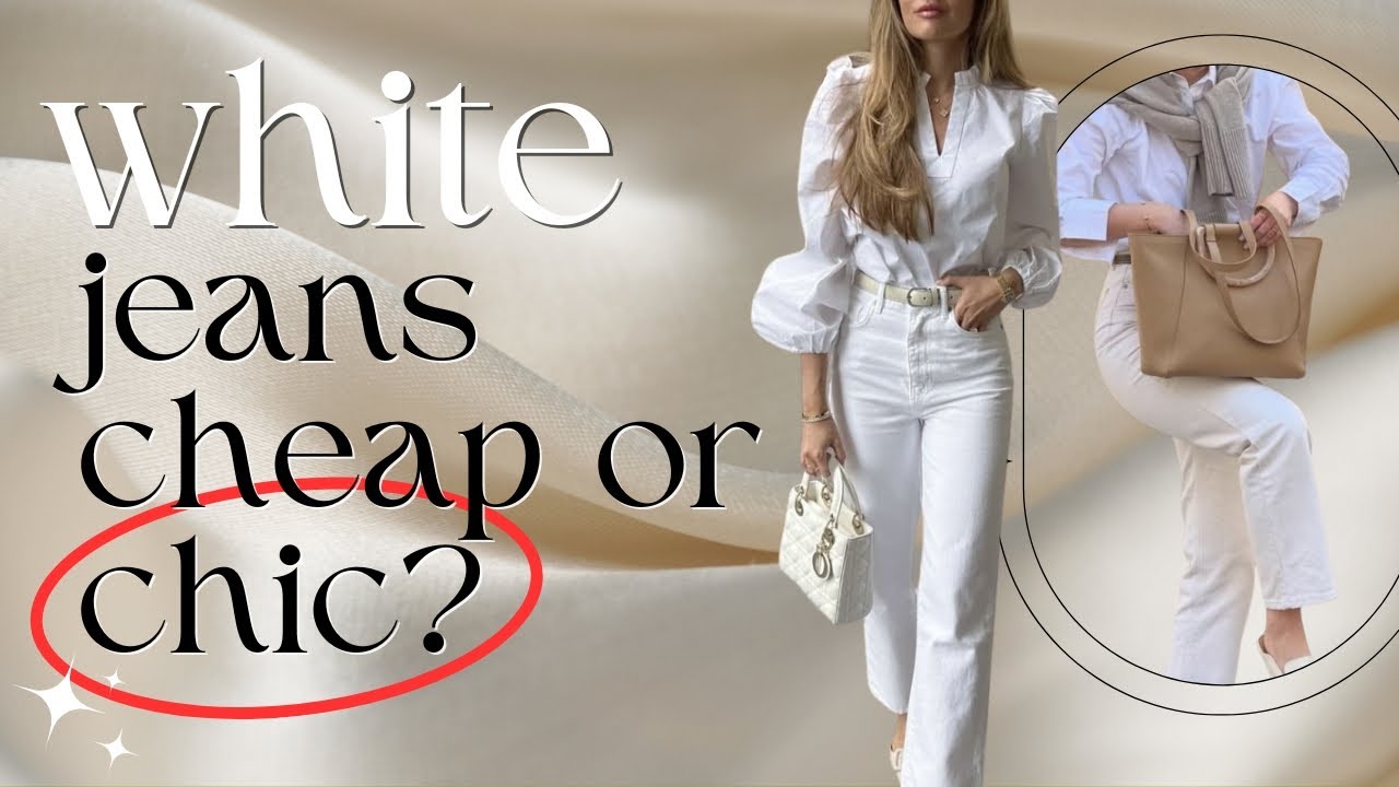 7 BRILLIANT Tricks to Wear WHITE JEANS and look extremely ELEGANT and SOPHISTICATED