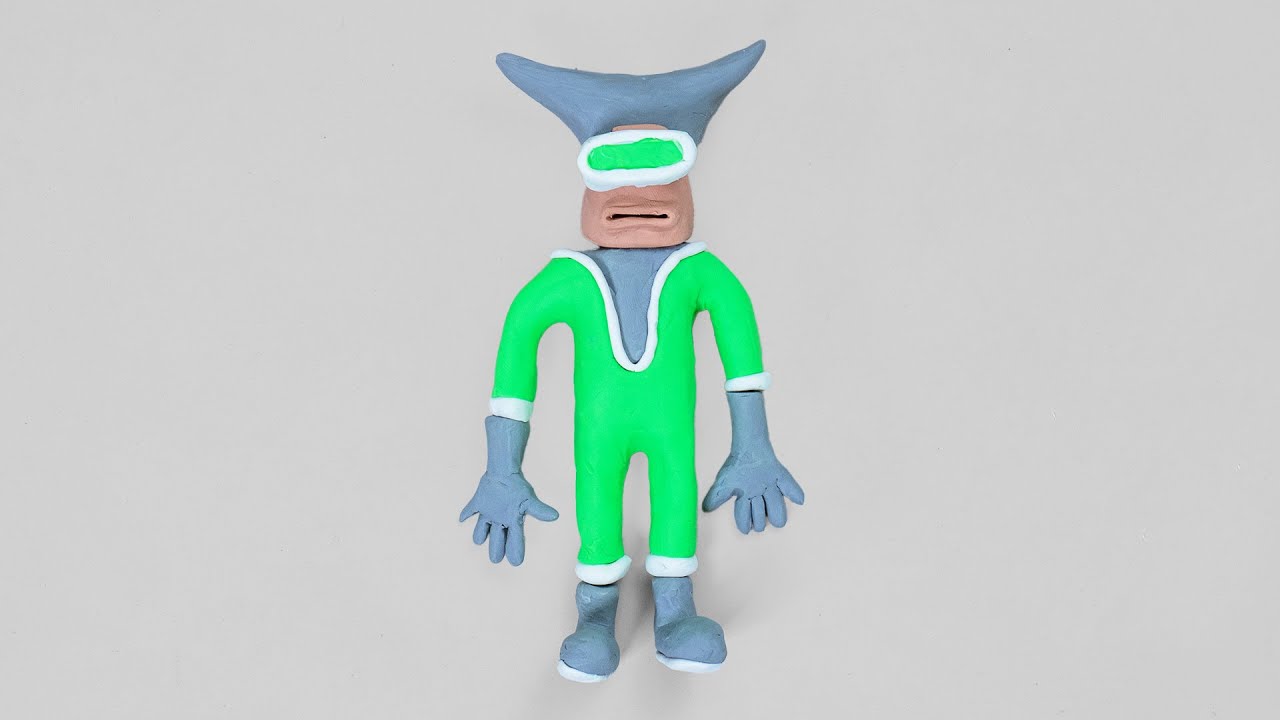 CLAY RECORDS | A Visitor from the Future (NOT CGI) 未来からの油ねんど来訪者