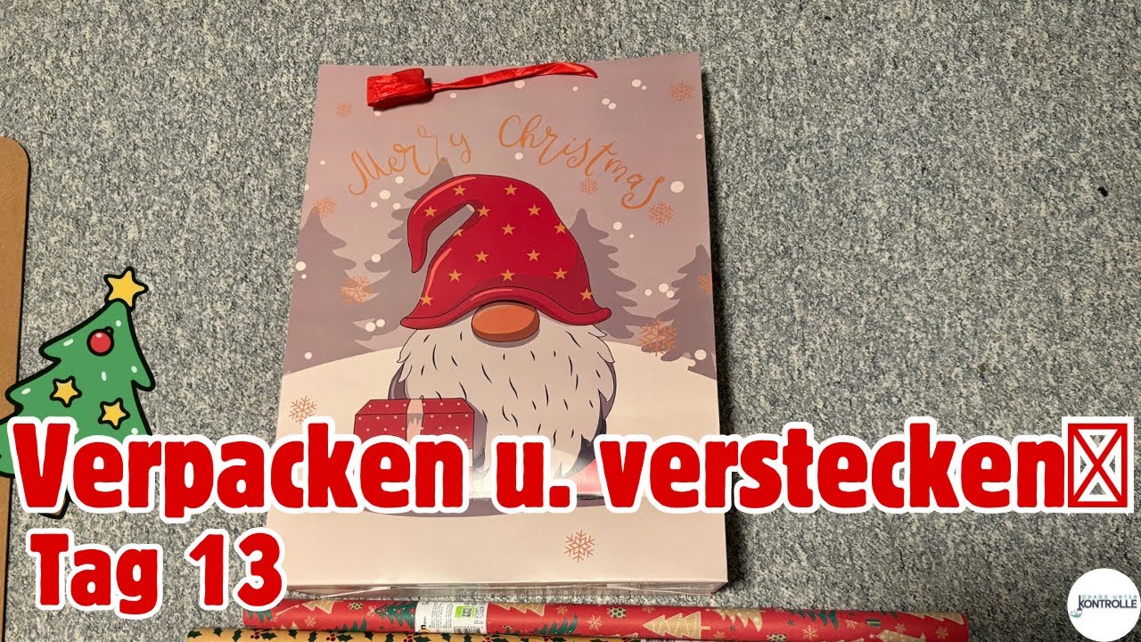 🎄 Tag 13 im Adventskalender: Geschenke einpacken & verstecken ohne Spuren!😜