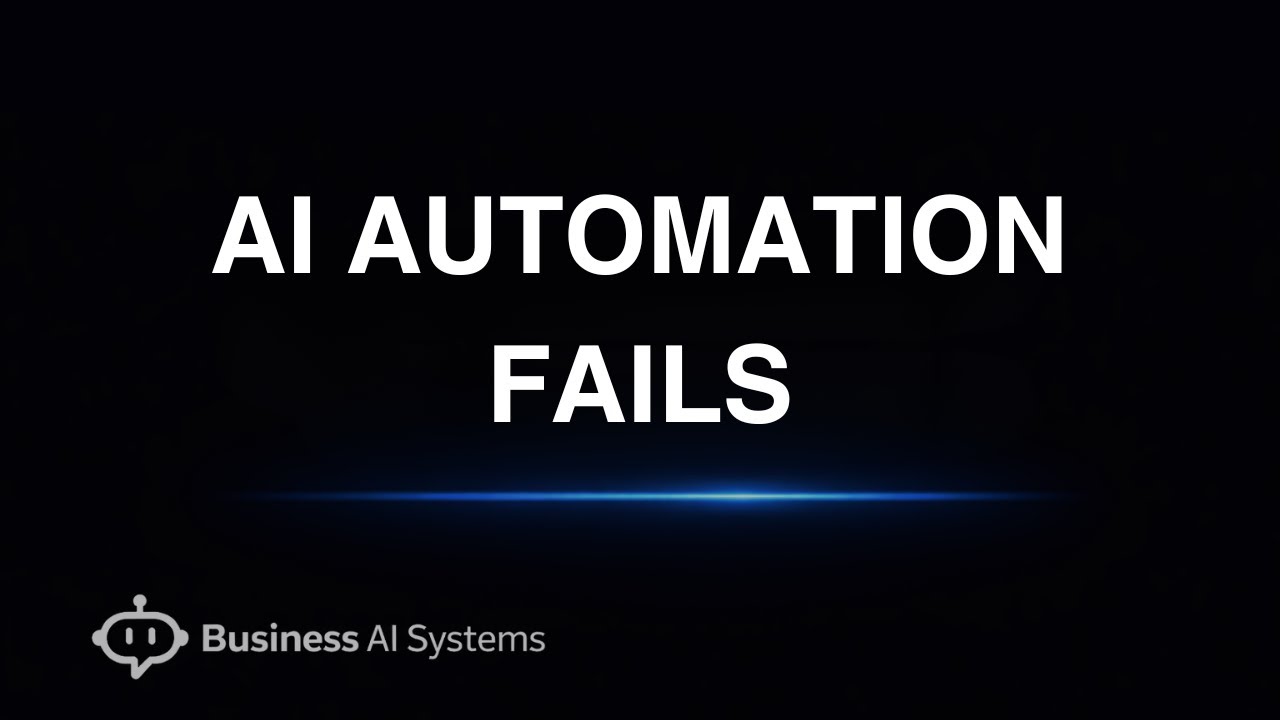 Why AI Automation Fails in Small Businesses