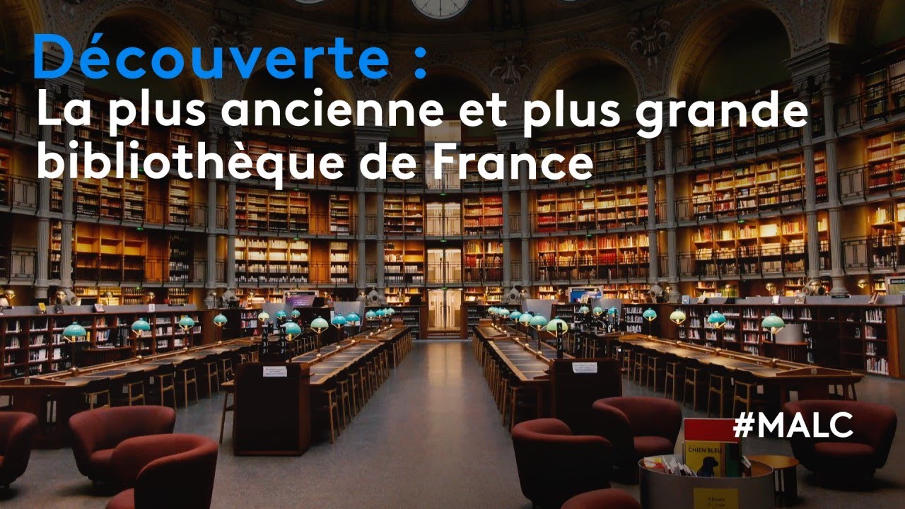 Découverte : la plus ancienne et plus grande bibliothèque de France