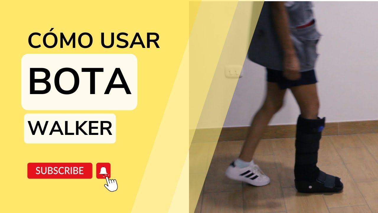 Uso de bota walker
