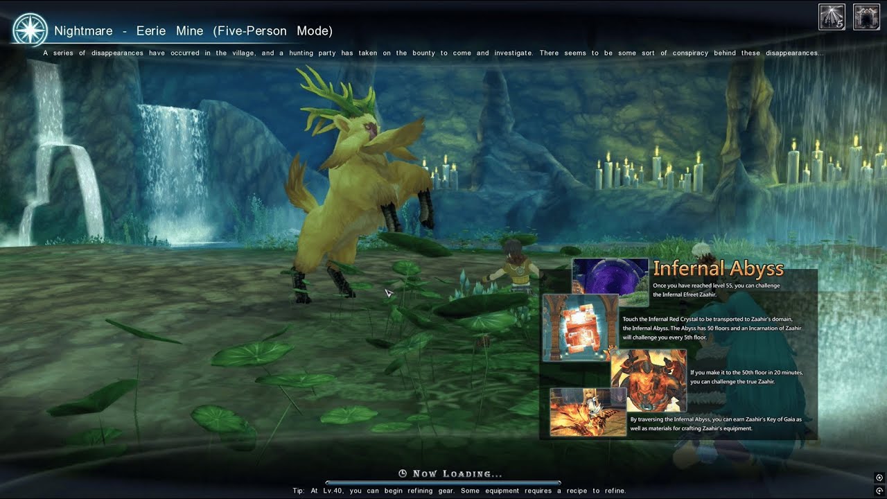 Aura Kingdom Online Global - [Nightmare - Eerie Mine (Five-Person Mode)] - Gunslinger Test run