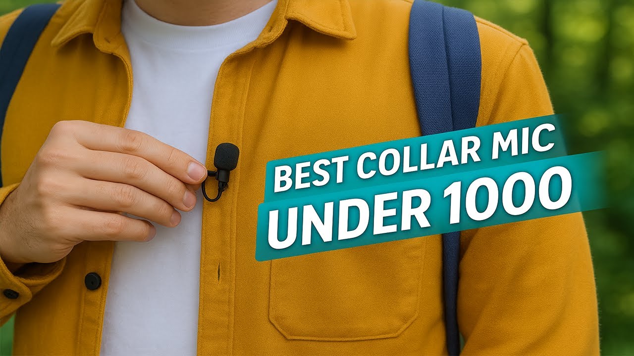 Best Collar Mic Under ₹1000 in 2025 🔥Top 3 Lavalier Microphones for YouTube🔥 Best Mic for Beginners