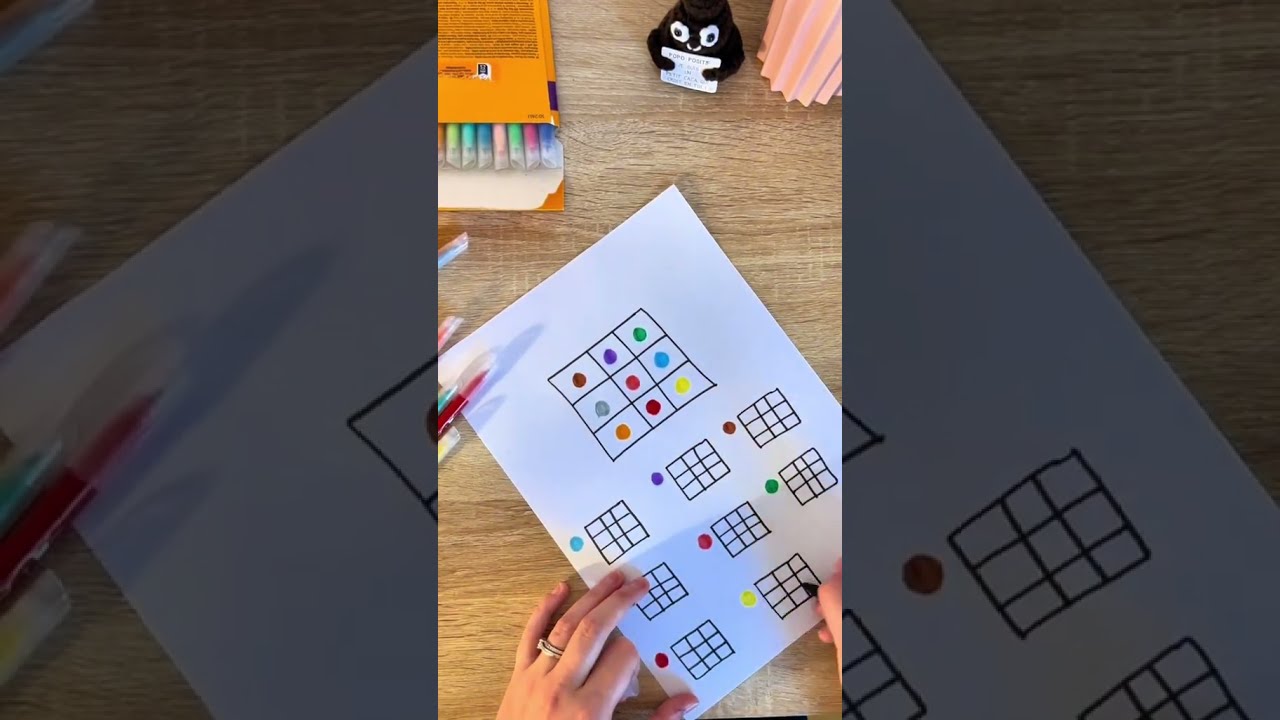 Activit&eacute; pour les enfants pour leur permettre de mieux se rep&eacute;rer dans l&rsquo;espace.