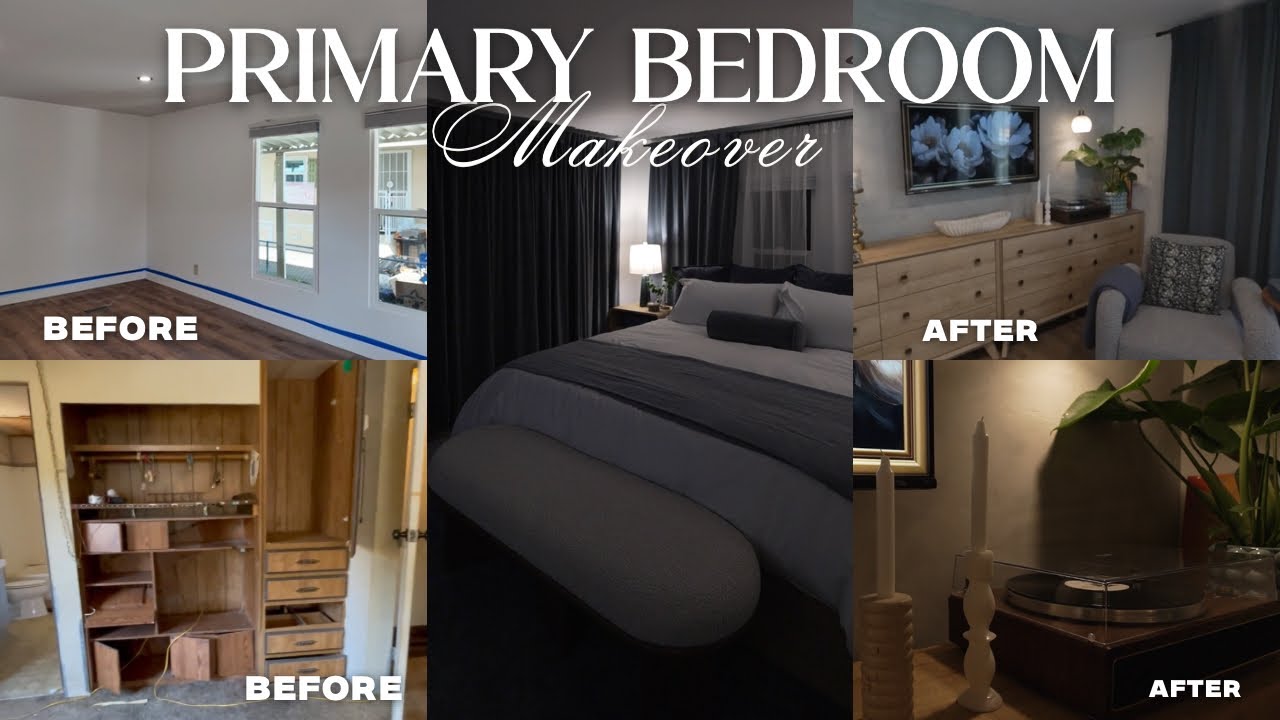 How To Make Your Primary Bedroom Look EXPENSIVE | Bedroom Makeover REVEAL | Cozy & Luxury