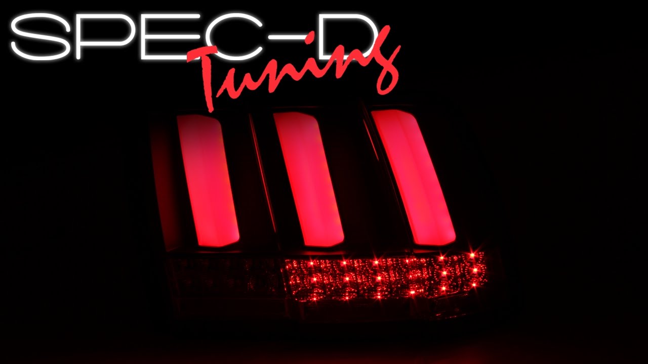 SPECDTUNING DEMO VIDEO: 1999-2004 FORD MUSTANG SEQUENTIAL LED TAIL LIGHTS