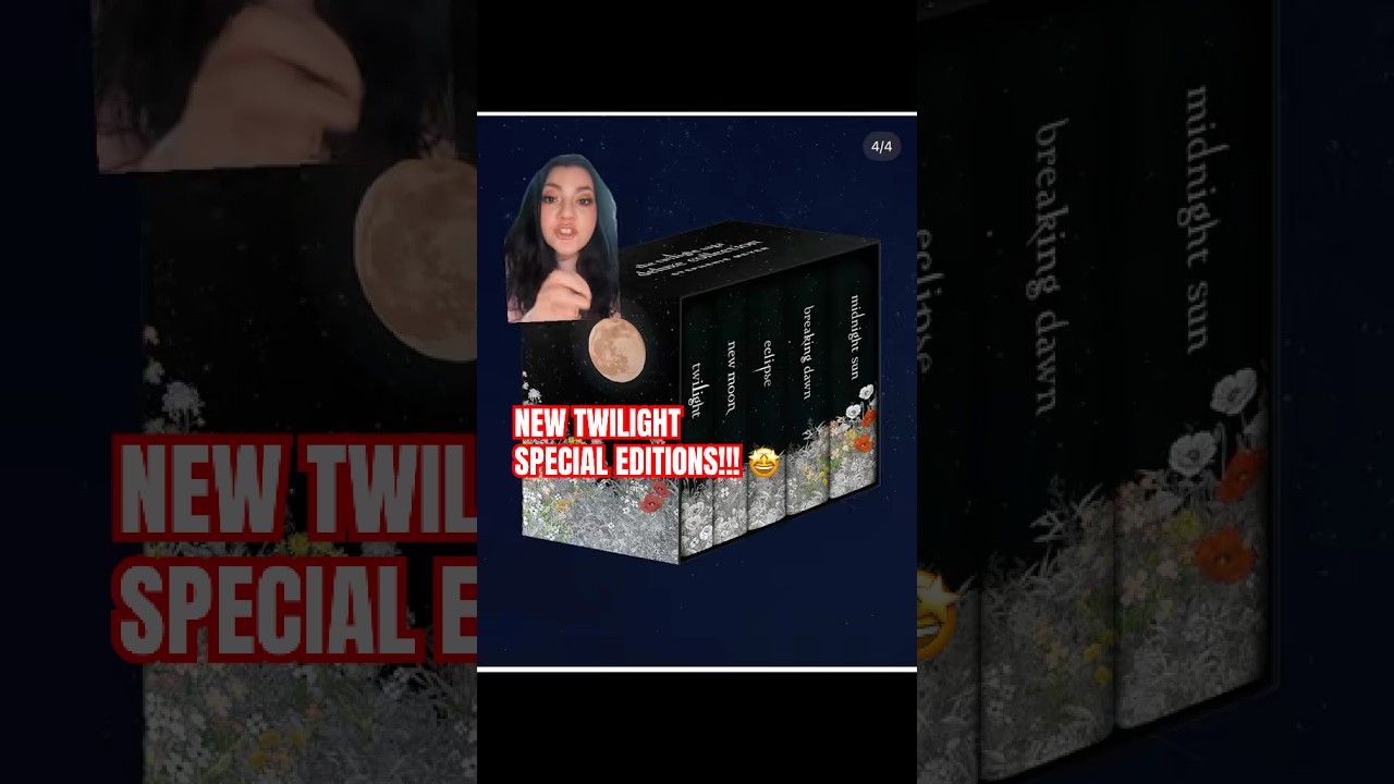 NEW TWILIGHT BOOKS! 20th ANNIVERSARY EDITONS!!! #twilight #bellaswan #edwardcullen #shorts