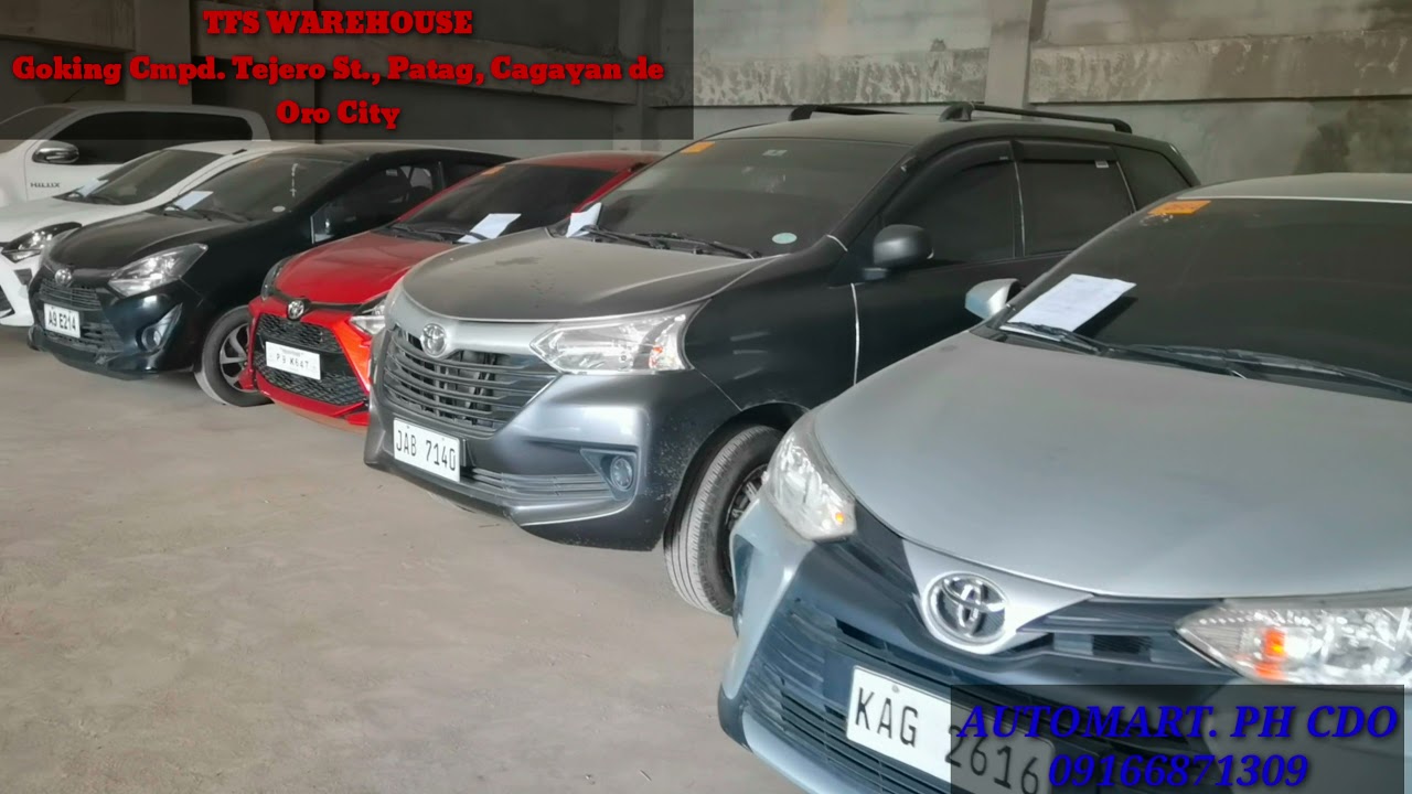 Repossessed Toyota Units in Cagayan de Oro City.