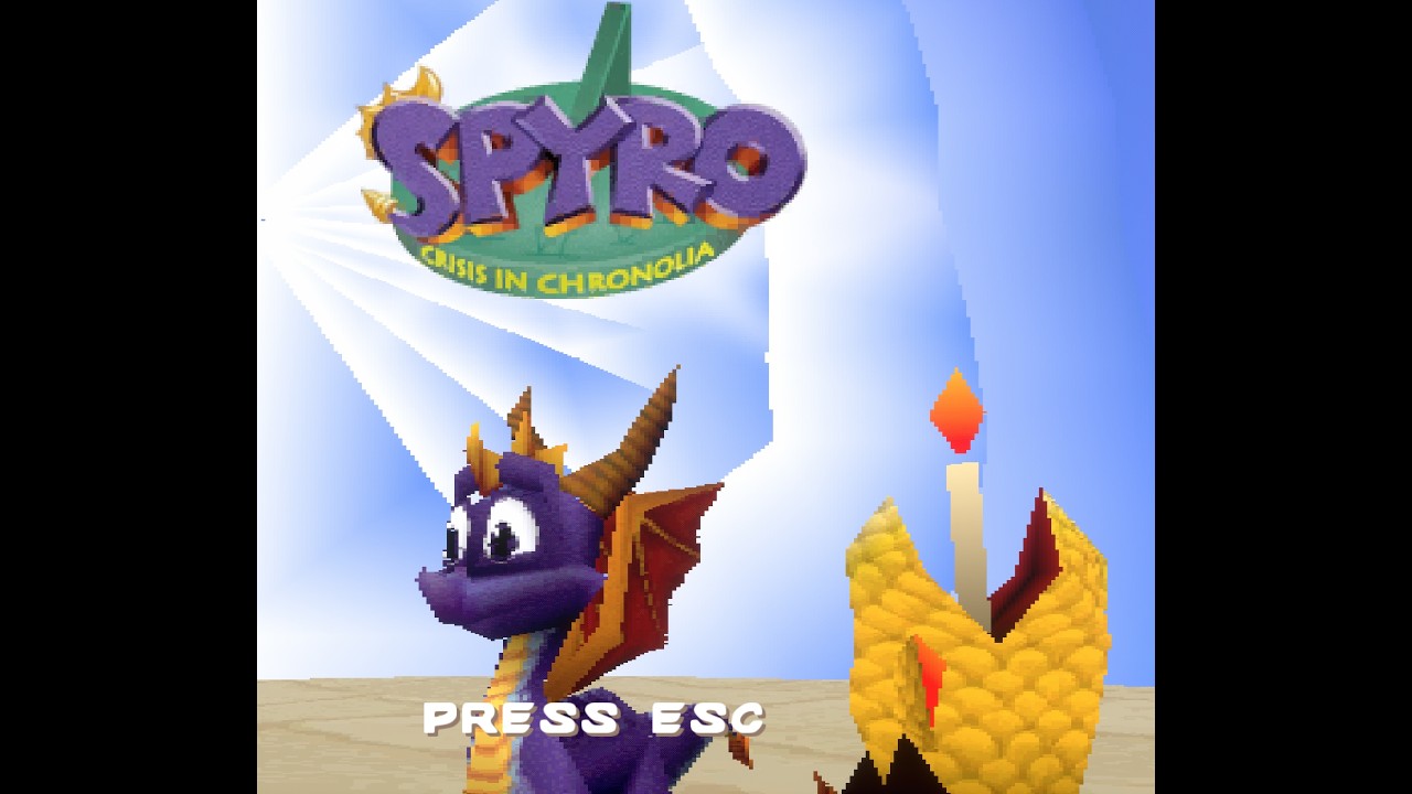 Spyro: Crisis In Chronolia [4K] #001 - Past Chasms | 100% / Fangame