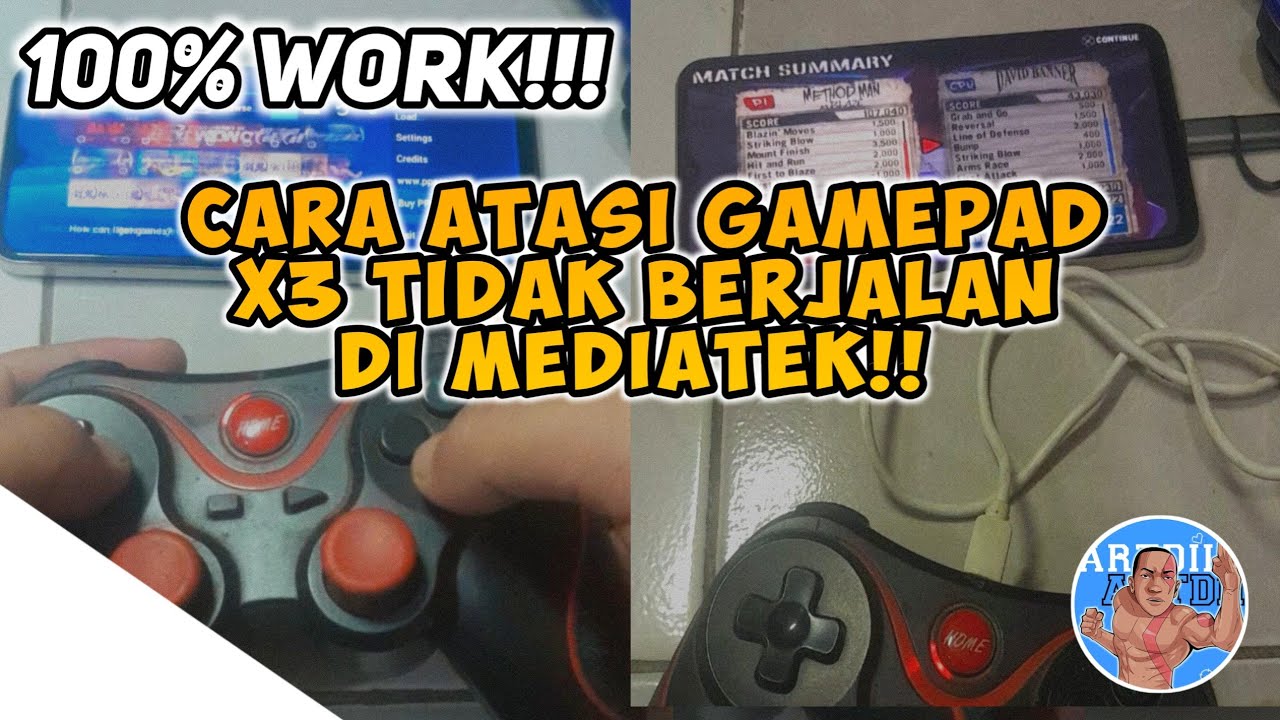 CARA ATASI GAMEPAD X3 TIDAK BERJALAN DI MEDIATEK!!