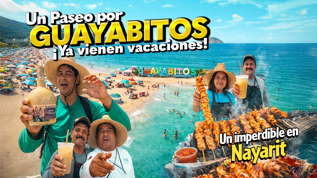 De paseo por la playa de Rincón de Guayabitos🌊🏖️ | #nayarit #guayabitos