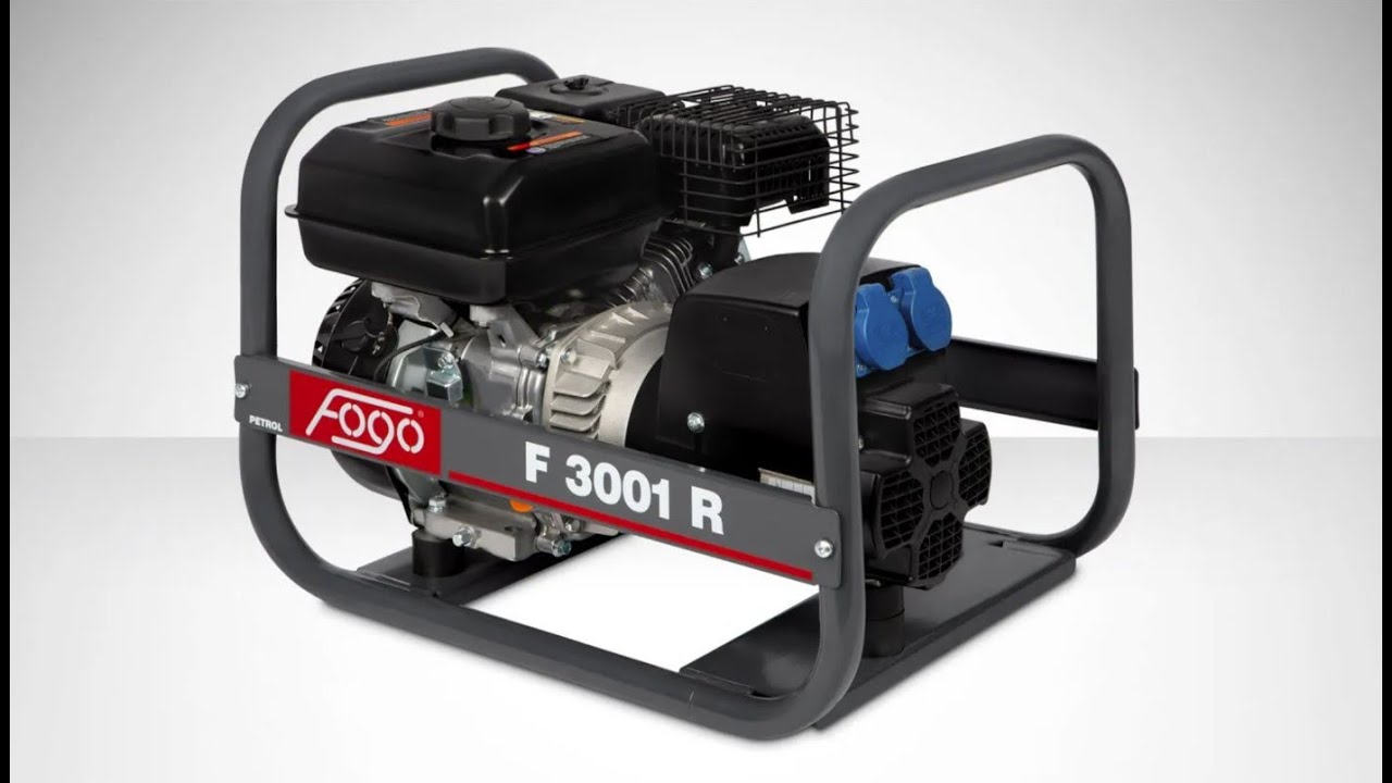 FOGO model F 3001 R - pierwsze uruchomienie agregatu prądotw&oacute;rczego