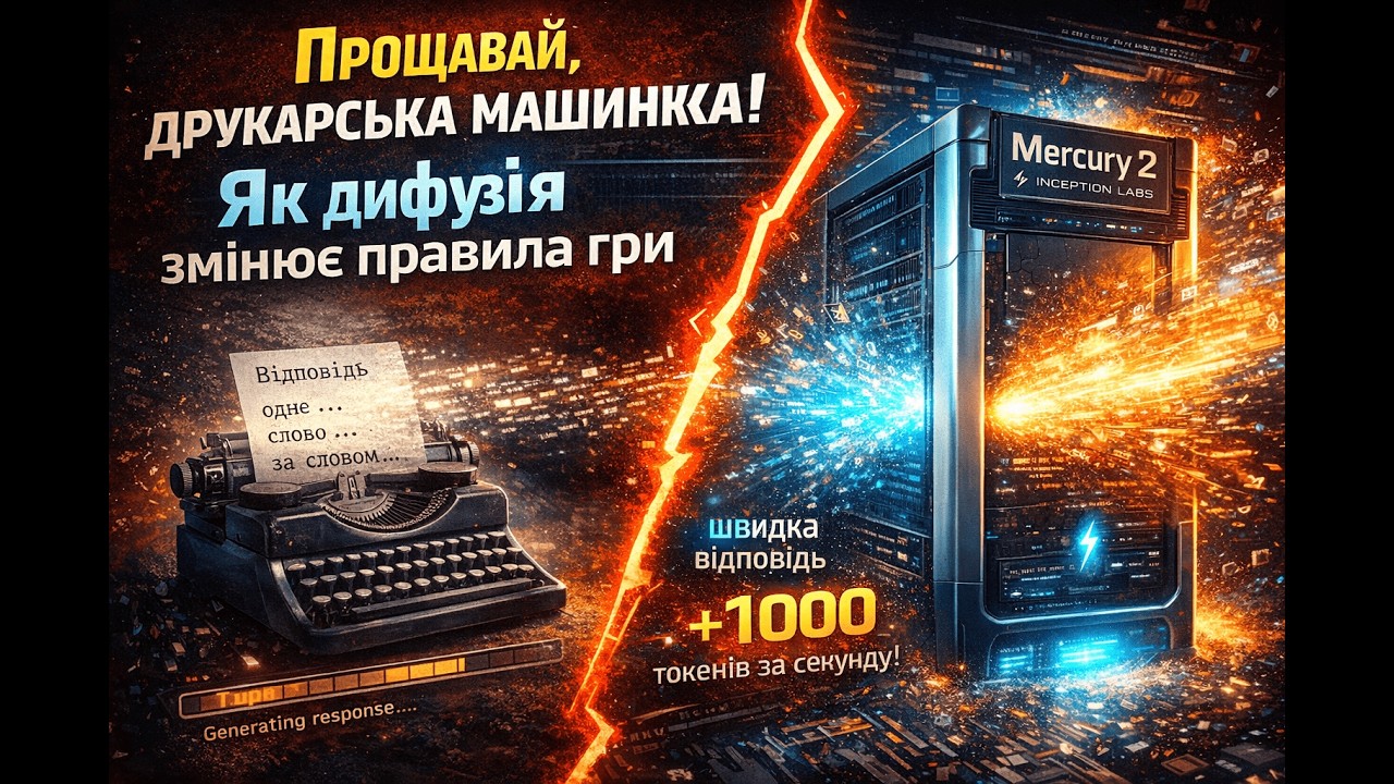 Прорив в архітектурі ШІ - Mercury 2