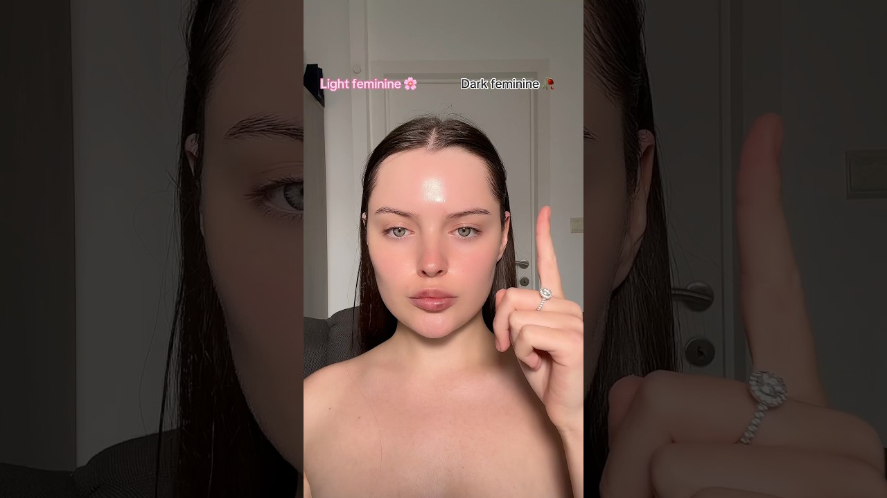 Easy version of dark feminine makeup 🥀 #makeuptutorial