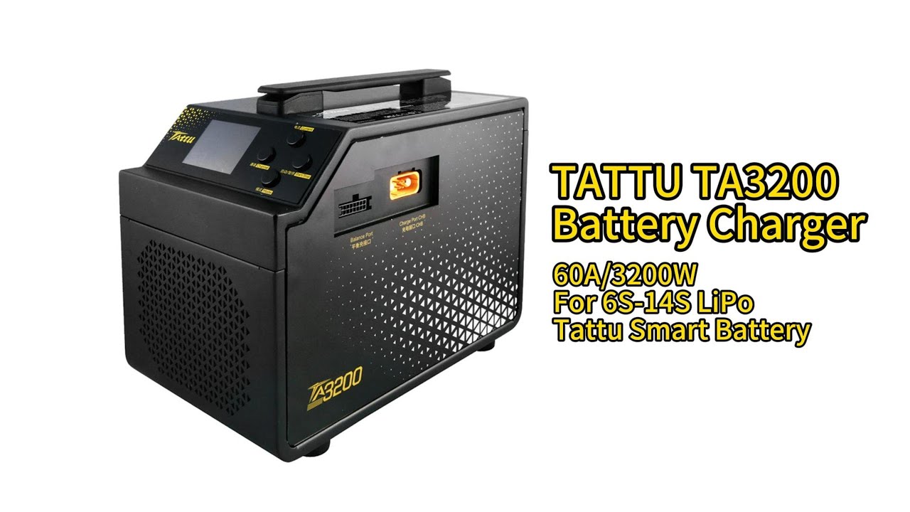TATTU TA3200 Battery Charger Unboxing