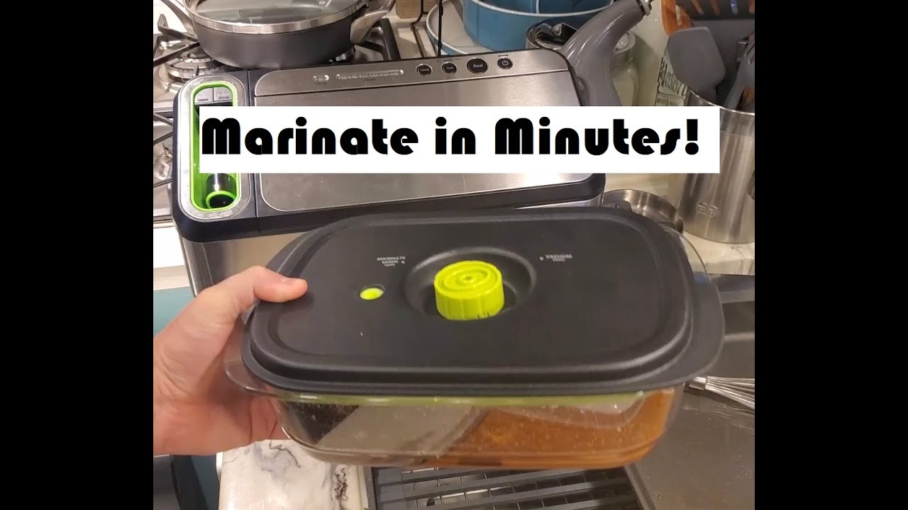 How to Marinate in Minutes?! - Food Saver Marinating Container Review with Simple Marinade Recipe