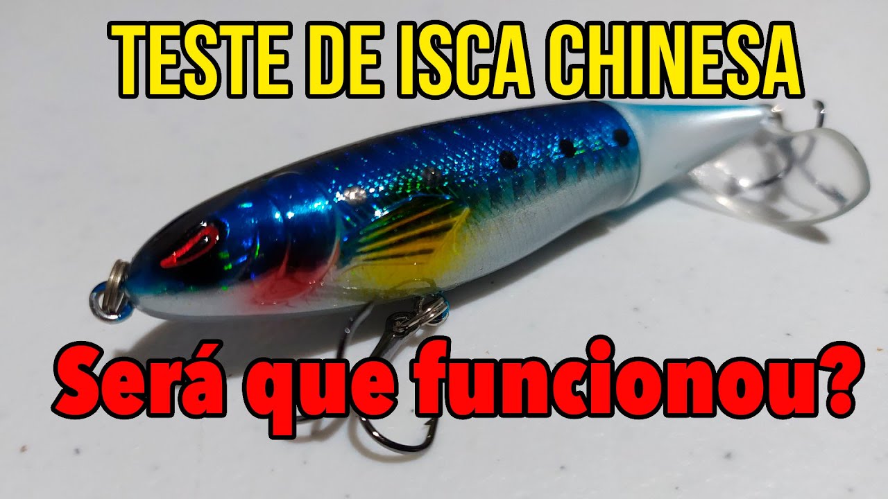 🙀 ESTOU IMPRESSIONADO COM ESTA ISCA CHINESA 🇨🇳  [AliExpress] Pescaria de Traíra.🐟