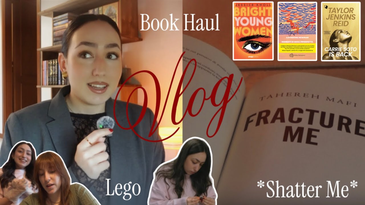 Vlog: qualche giorno nella mia vita (Shatter Me reading experience, Book Haul, Lego + more)