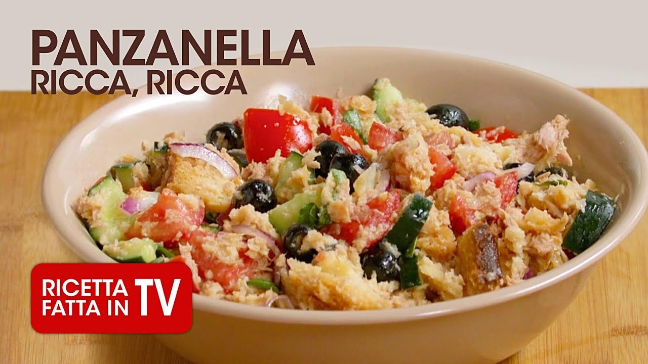 Come fare la PANZANELLA RICCA E GUSTOSA di Benedetta Rossi - Ricetta TV Fatto in Casa per Voi