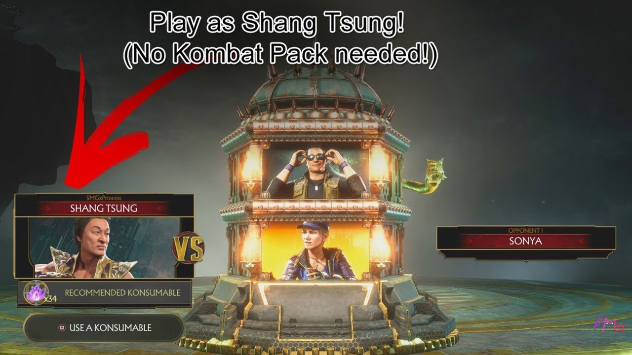 How to play as Shang Tsung FREE! No Kombat Pack Required! MORTAL KOMBAT 11