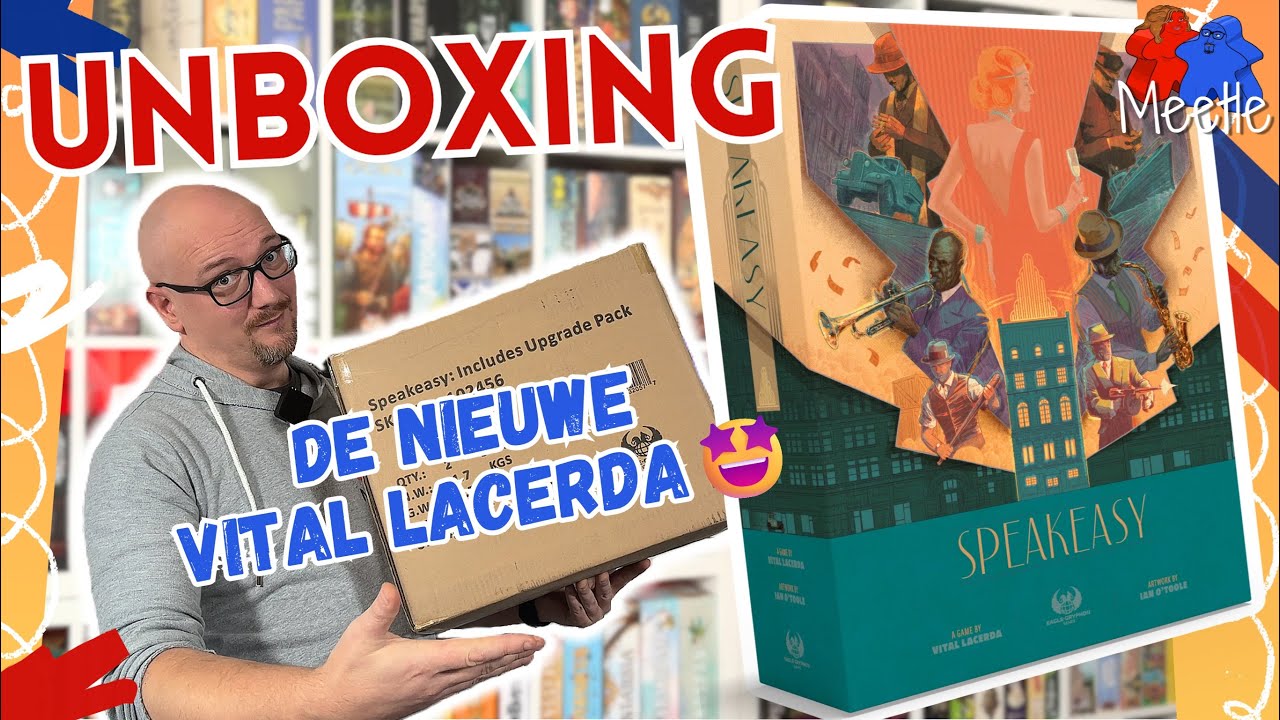 Unboxing SPEAKEASY - De nieuwe Vital Lacerda! 🤩