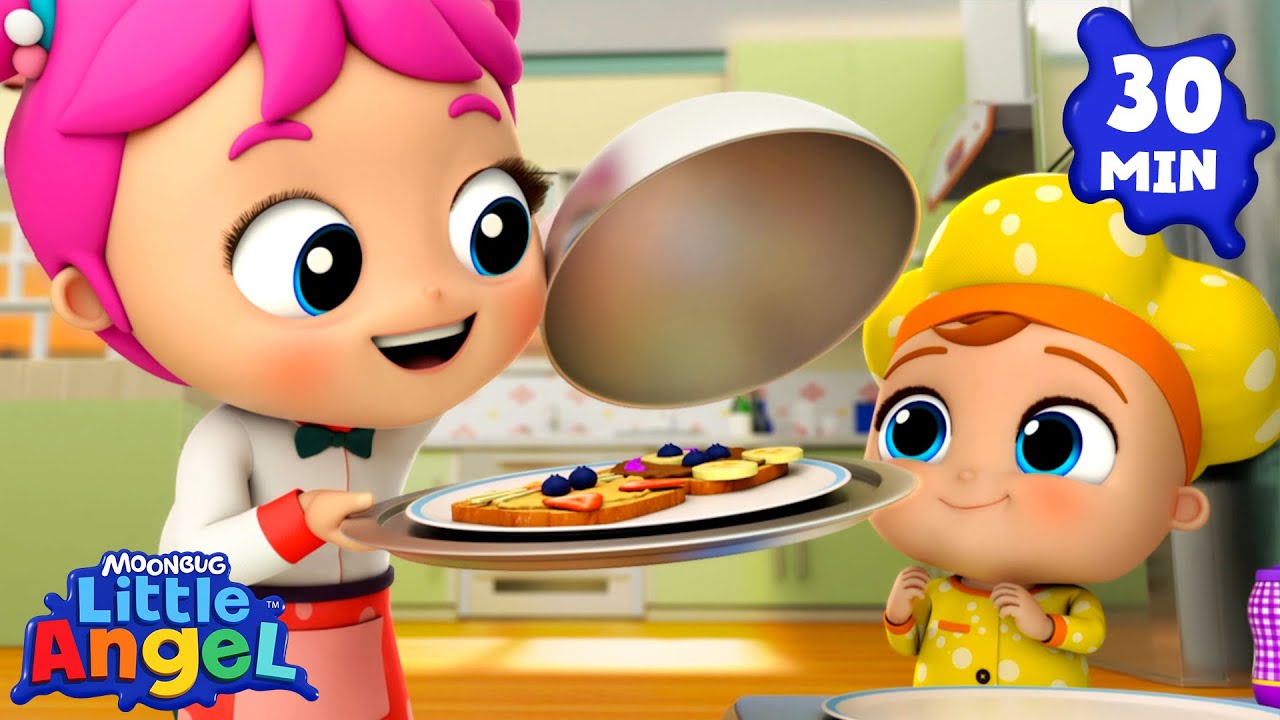 Mom & Dad Surprise Dinner Song! 🍴 | Little Angel Kids Songs & Nursery Rhymes