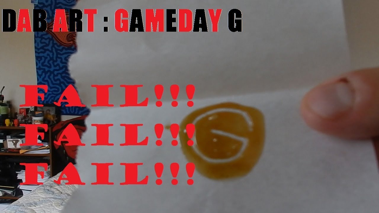 Dab Art: G (ROSIN) GAMEDAY FAIL!!! (SMOKED NOT WASTED LIKE VICELAND) SMOKE_N_CARS ft. Big Erskine